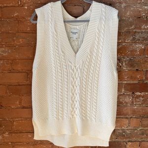 Cream Sweater Vest